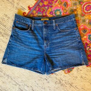 Madewell relaxed mid-length denim shorts, size 30, Kimbrough wash, nj056